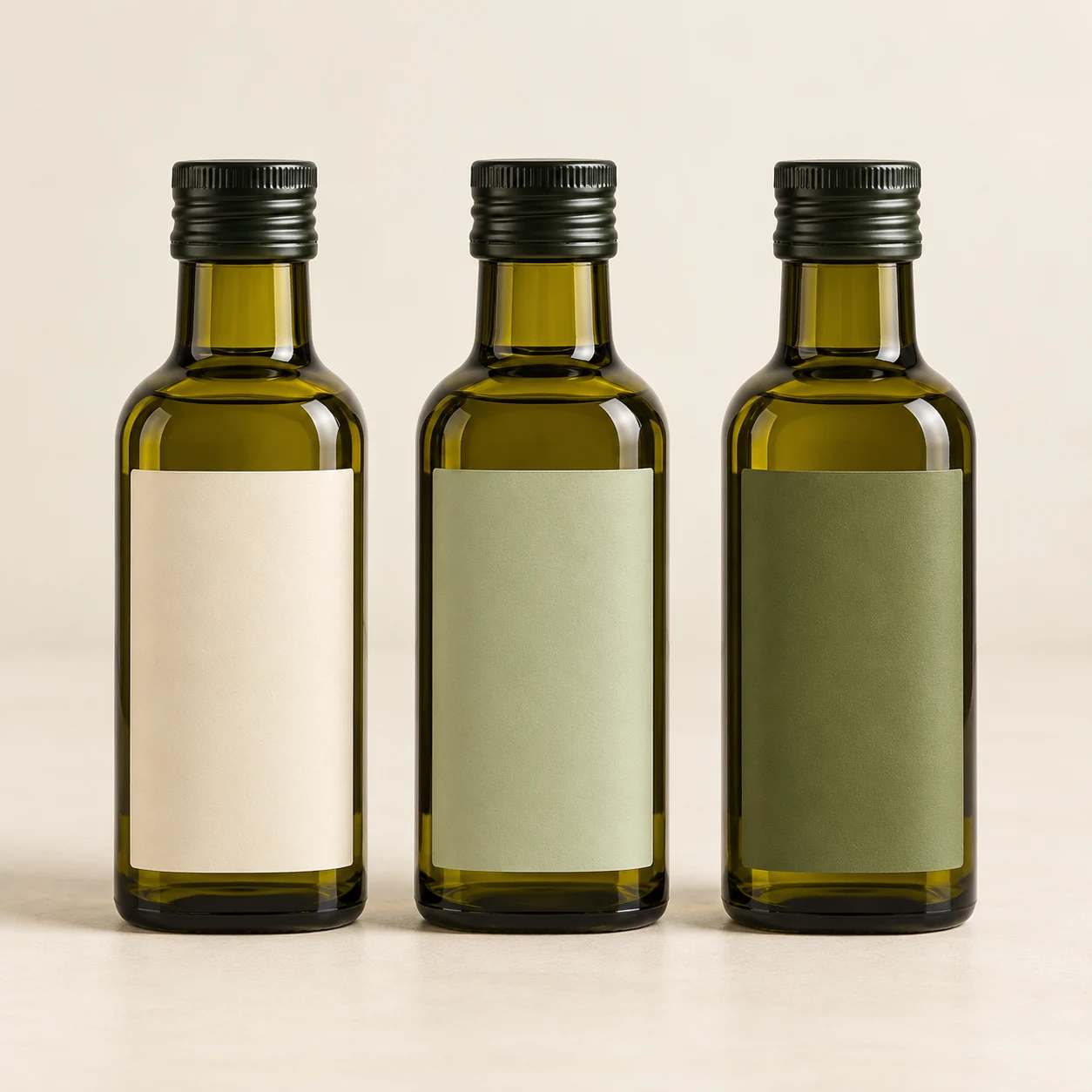 Olive oil tasting trio
